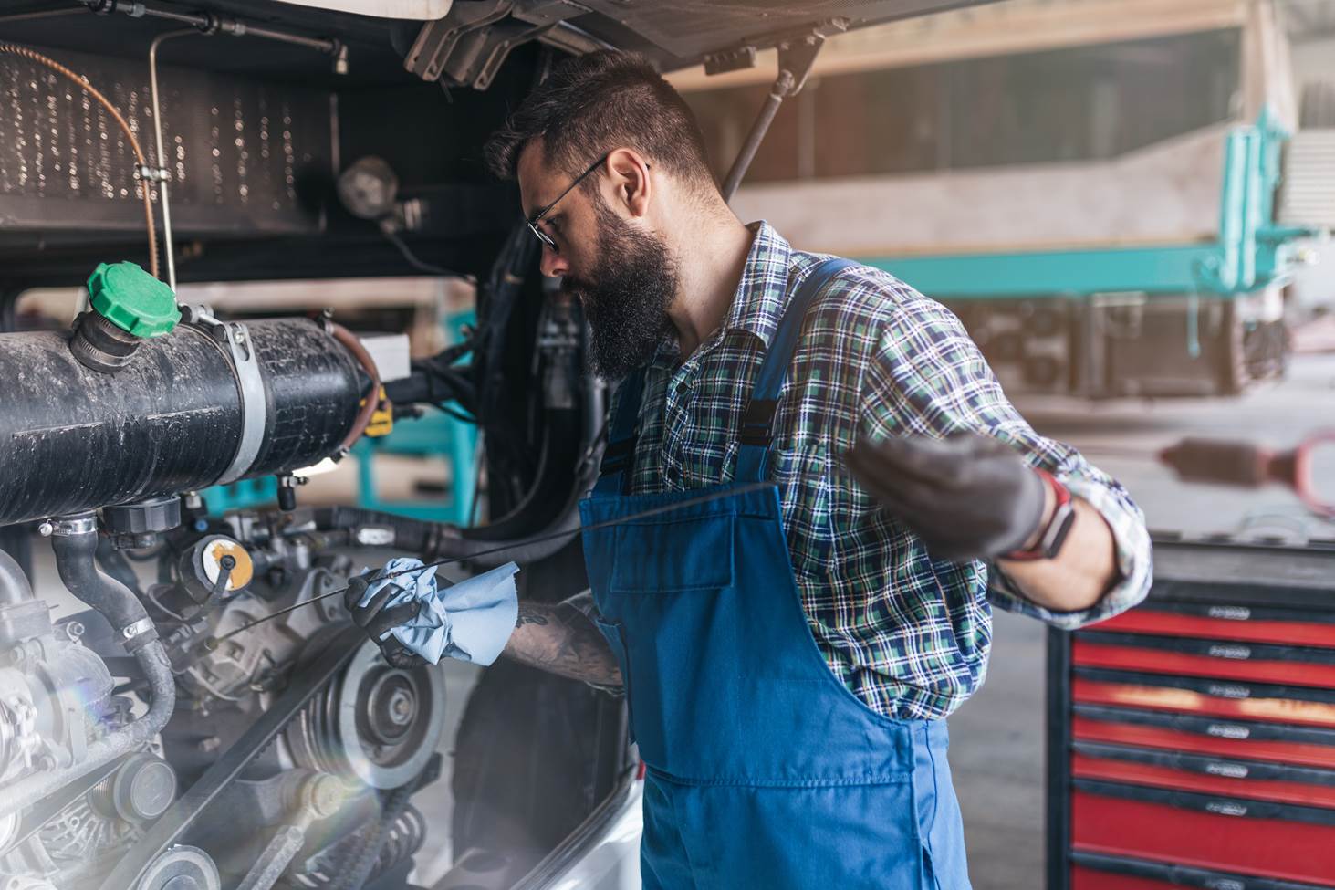 Motorcoach maintenance